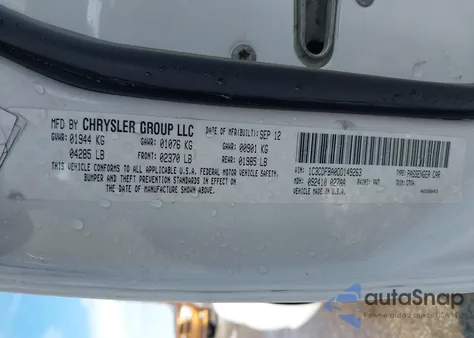 2013 Dodge Dart Rallye z USA, uszkodzony, nr VIN 1C3CDFBA0DD149263